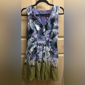 Vince Camuto Purple Floral Dress